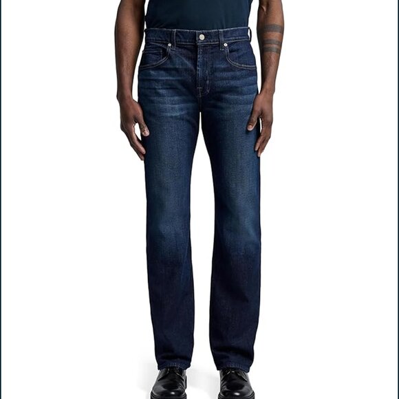 7 For All Mankind Blue Straight Jeans Austyn Style sz. 34